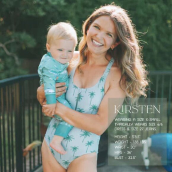 Honeysuckle - Palms Away Ladies Swimsuit - Picture 1 of 4